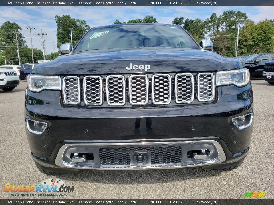 2020 Jeep Grand Cherokee Overland 4x4 Diamond Black Crystal Pearl / Black Photo #2