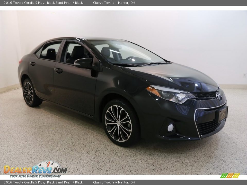 2016 Toyota Corolla S Plus Black Sand Pearl / Black Photo #1
