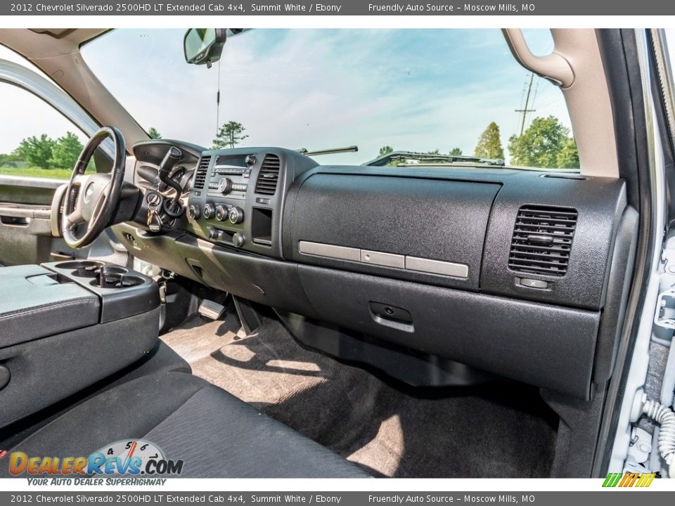 2012 Chevrolet Silverado 2500HD LT Extended Cab 4x4 Summit White / Ebony Photo #28