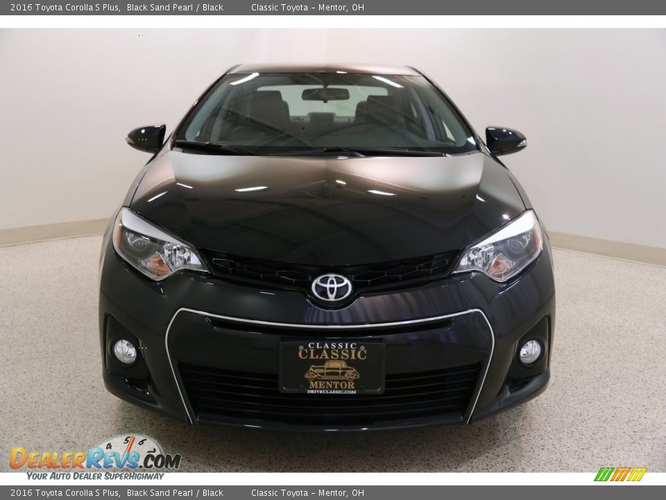 2016 Toyota Corolla S Plus Black Sand Pearl / Black Photo #2