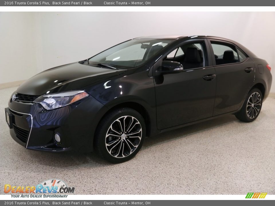 2016 Toyota Corolla S Plus Black Sand Pearl / Black Photo #3