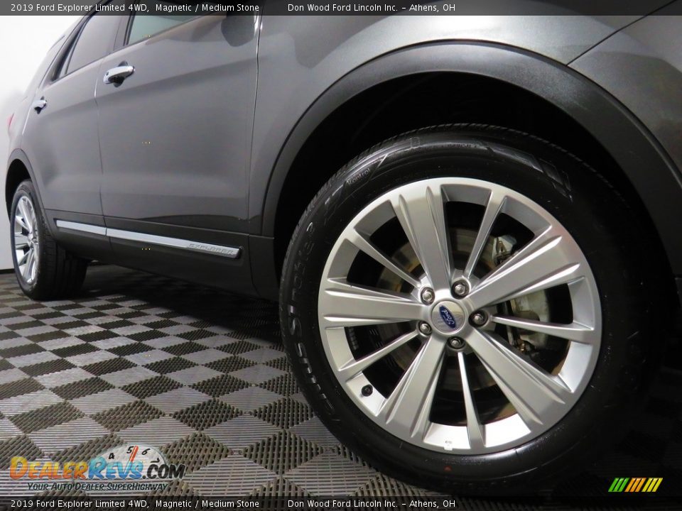 2019 Ford Explorer Limited 4WD Magnetic / Medium Stone Photo #3