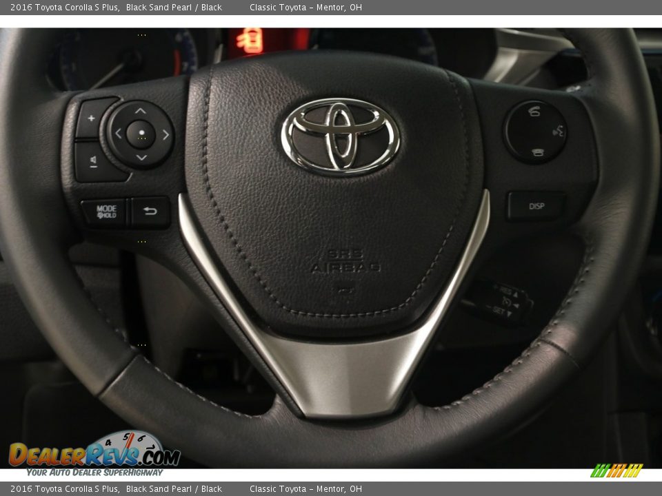 2016 Toyota Corolla S Plus Black Sand Pearl / Black Photo #6