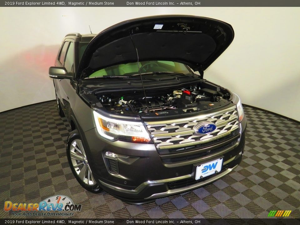 2019 Ford Explorer Limited 4WD Magnetic / Medium Stone Photo #5