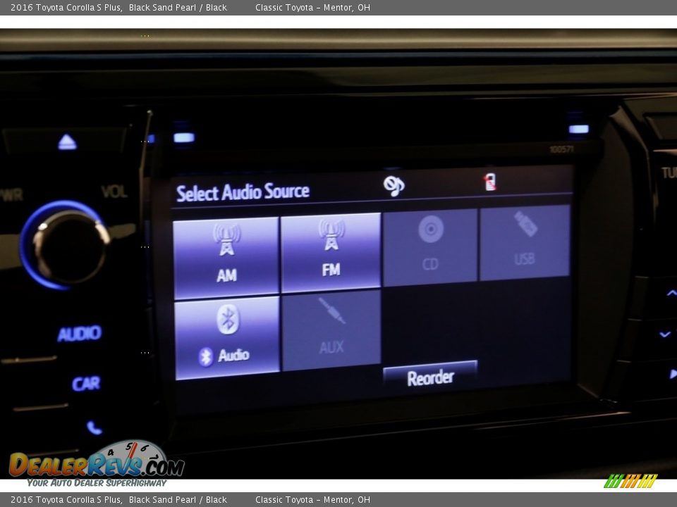 2016 Toyota Corolla S Plus Black Sand Pearl / Black Photo #9