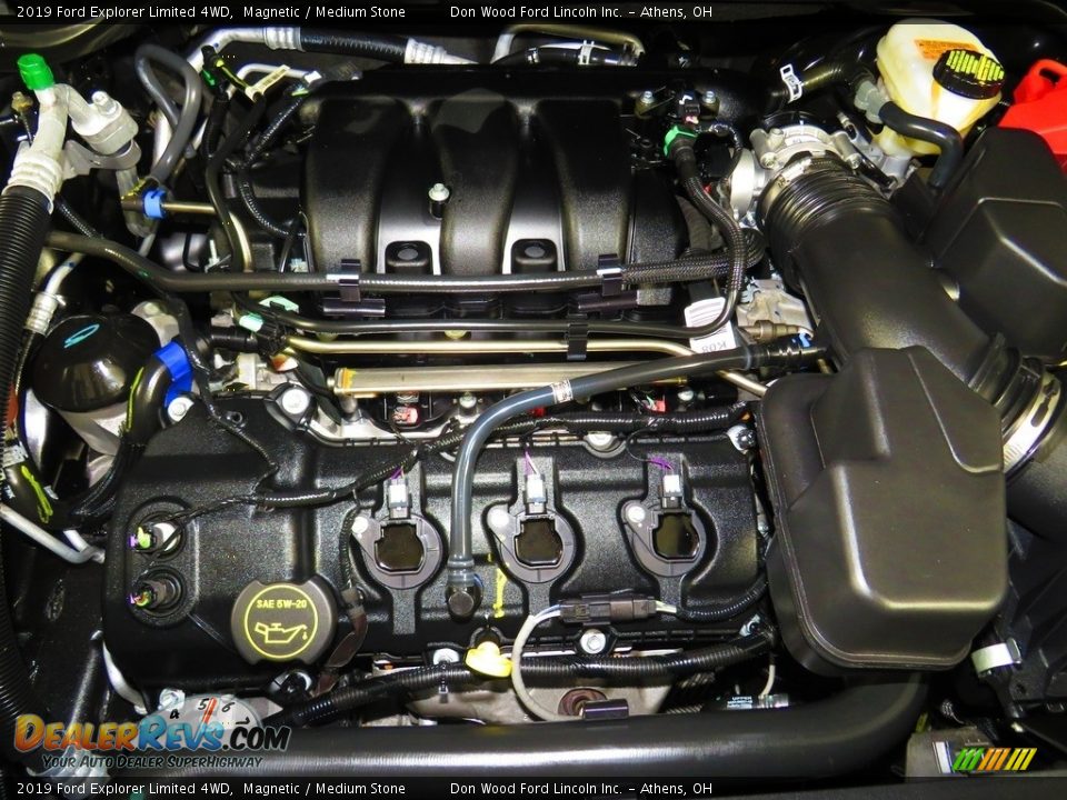 2019 Ford Explorer Limited 4WD Magnetic / Medium Stone Photo #6