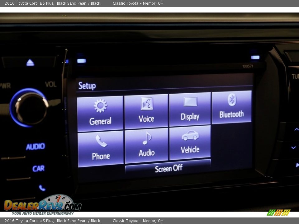 2016 Toyota Corolla S Plus Black Sand Pearl / Black Photo #11