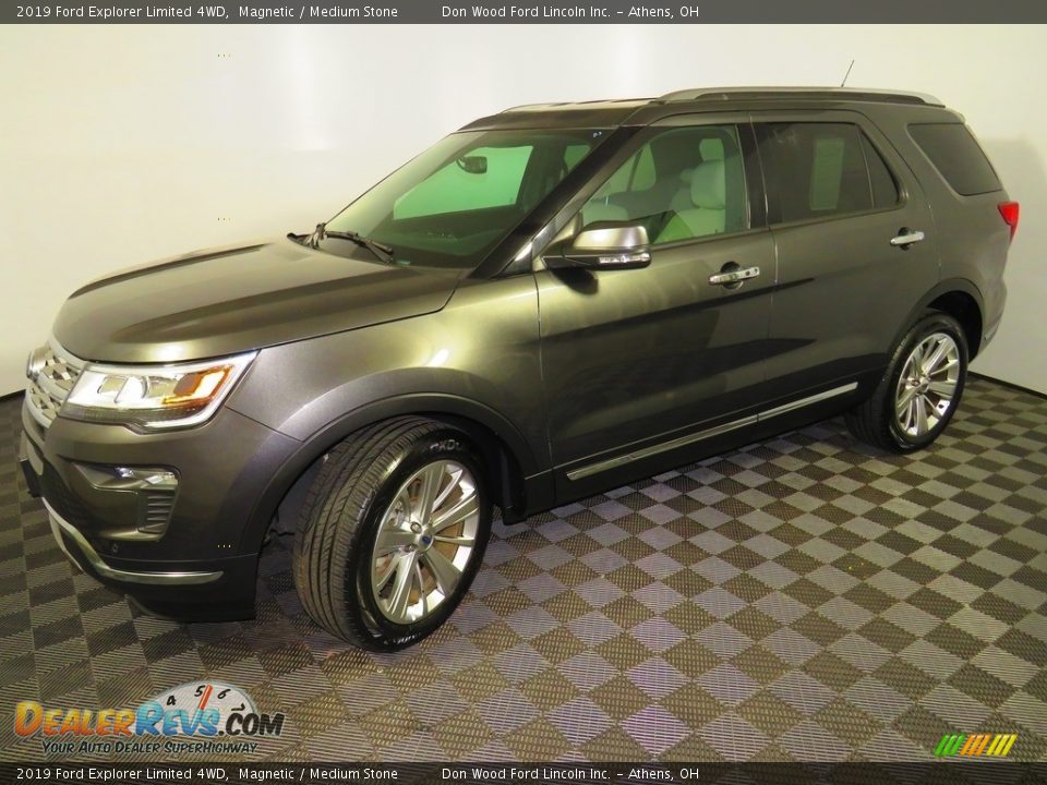 2019 Ford Explorer Limited 4WD Magnetic / Medium Stone Photo #7