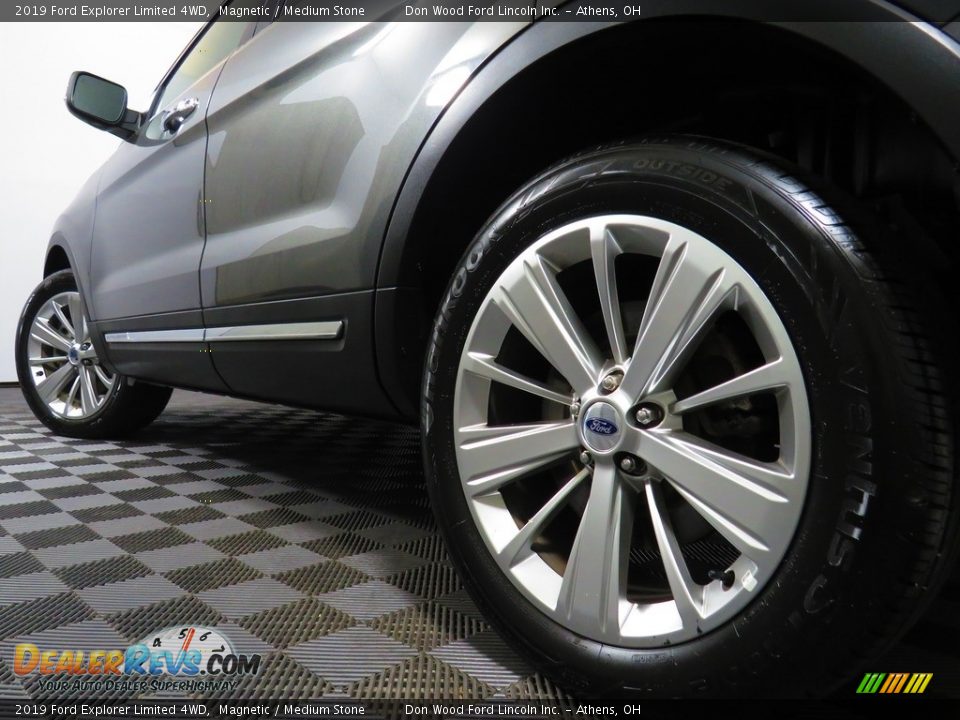 2019 Ford Explorer Limited 4WD Magnetic / Medium Stone Photo #10
