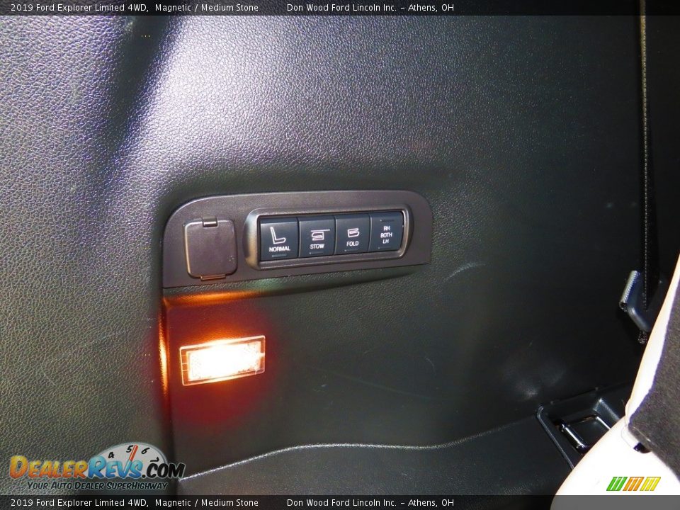2019 Ford Explorer Limited 4WD Magnetic / Medium Stone Photo #14