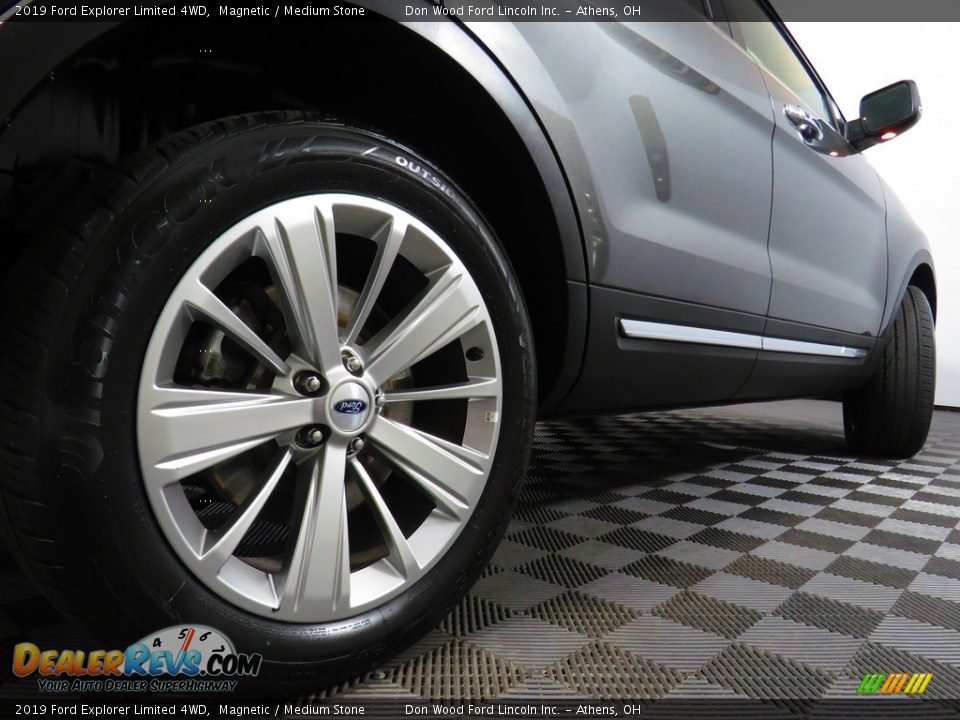 2019 Ford Explorer Limited 4WD Magnetic / Medium Stone Photo #17