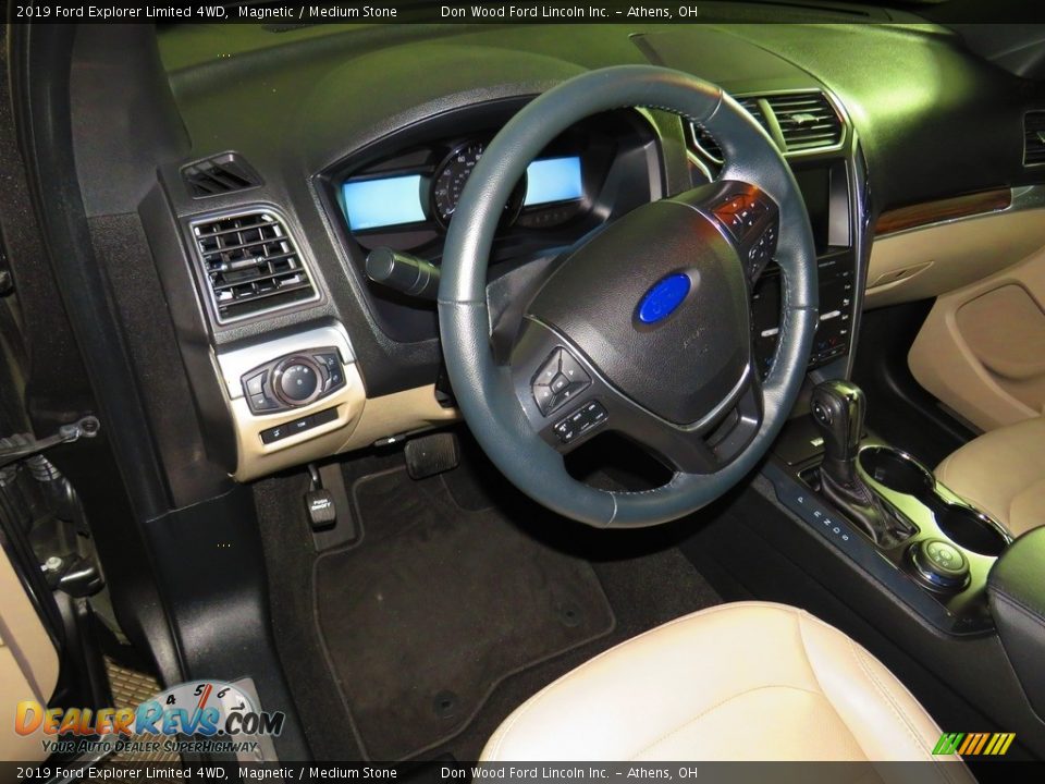 2019 Ford Explorer Limited 4WD Magnetic / Medium Stone Photo #20