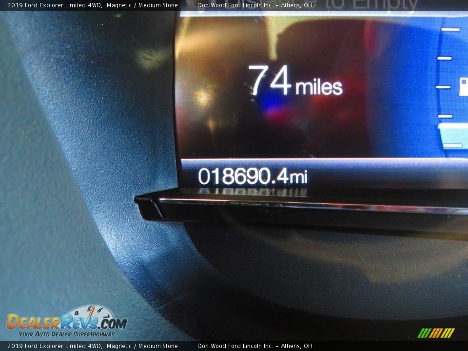 2019 Ford Explorer Limited 4WD Magnetic / Medium Stone Photo #30