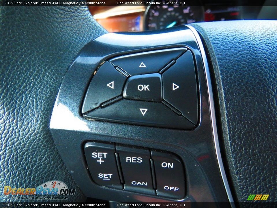 2019 Ford Explorer Limited 4WD Magnetic / Medium Stone Photo #33