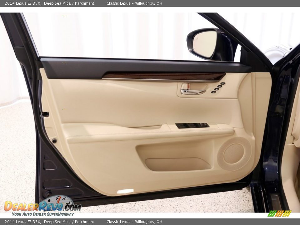 2014 Lexus ES 350 Deep Sea Mica / Parchment Photo #4