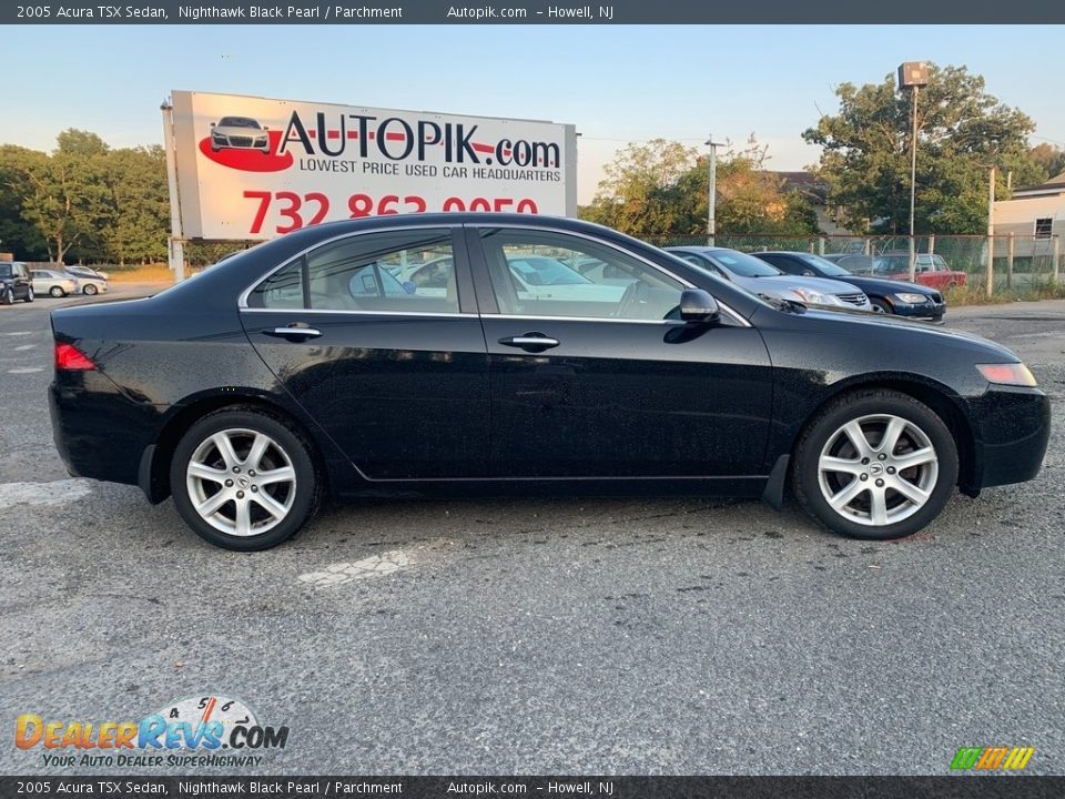 2005 Acura TSX Sedan Nighthawk Black Pearl / Parchment Photo #2