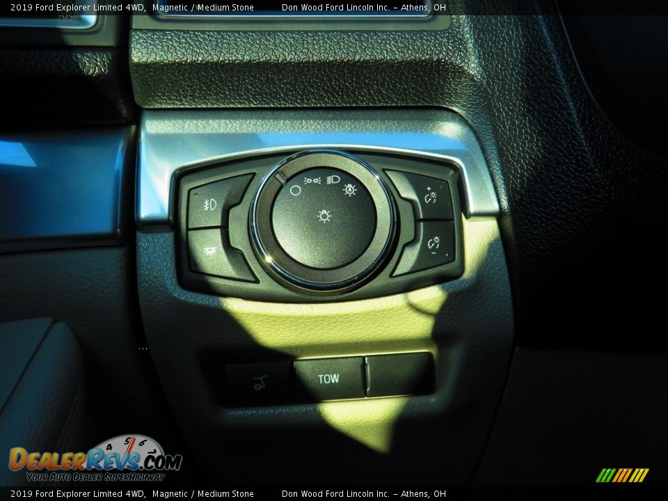 2019 Ford Explorer Limited 4WD Magnetic / Medium Stone Photo #36