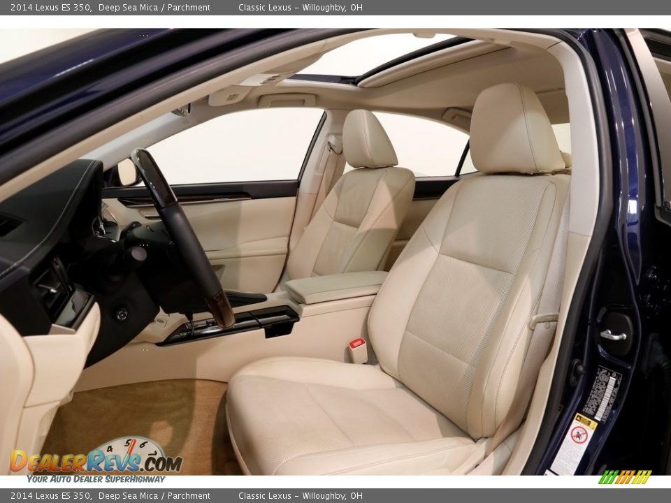 2014 Lexus ES 350 Deep Sea Mica / Parchment Photo #5