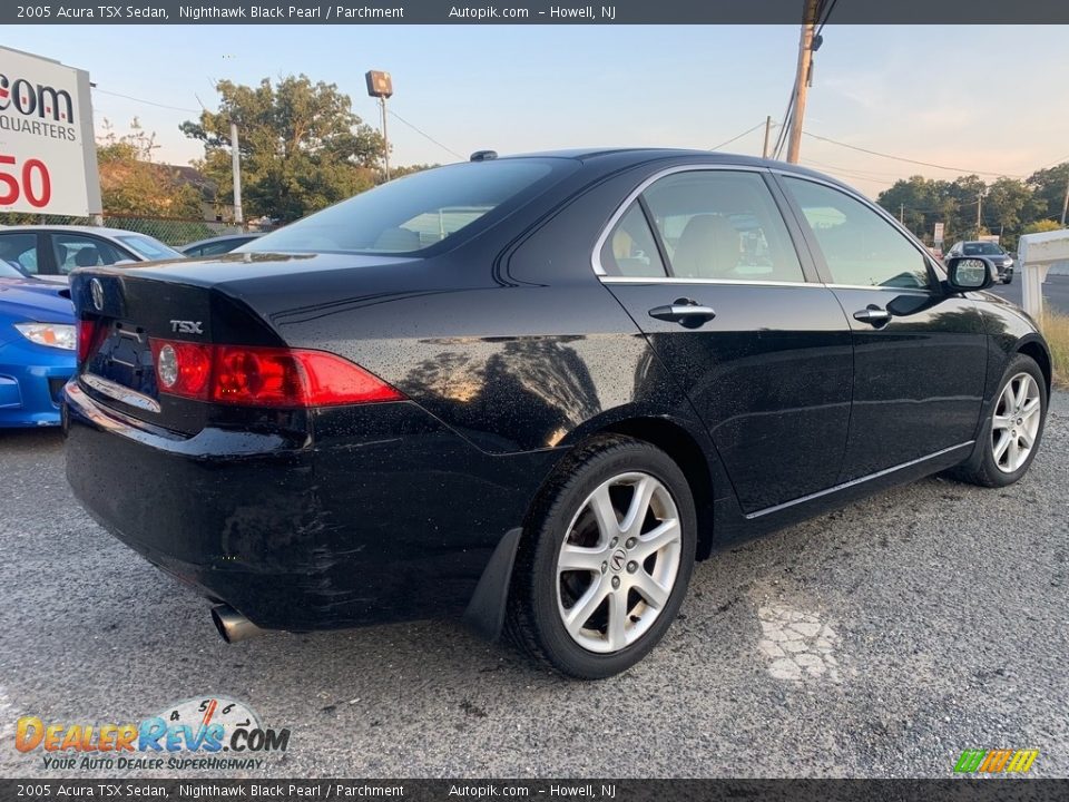 2005 Acura TSX Sedan Nighthawk Black Pearl / Parchment Photo #3