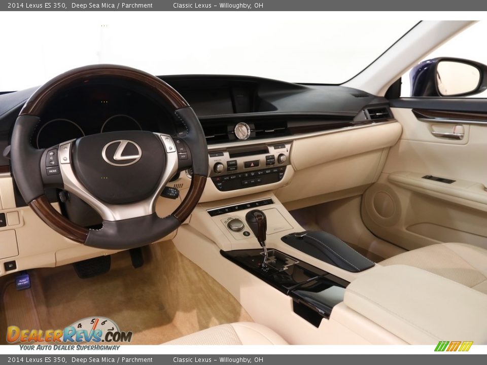 2014 Lexus ES 350 Deep Sea Mica / Parchment Photo #6