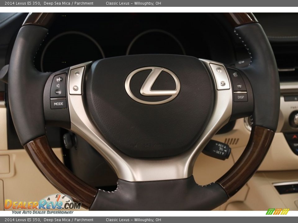 2014 Lexus ES 350 Deep Sea Mica / Parchment Photo #7