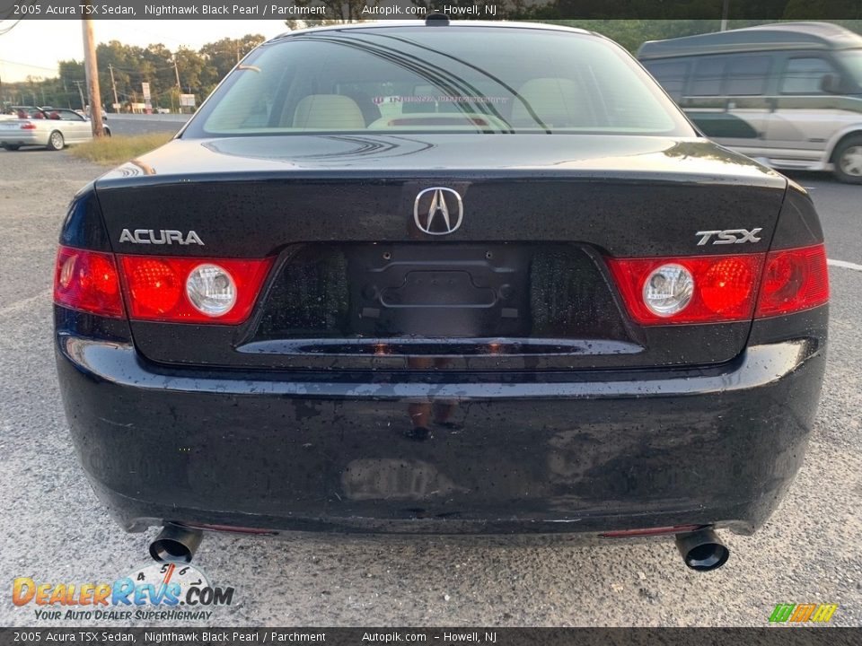 2005 Acura TSX Sedan Nighthawk Black Pearl / Parchment Photo #4