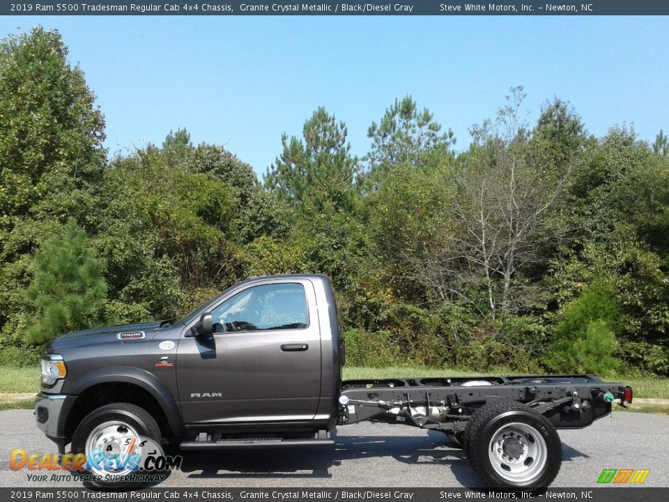 2019 Ram 5500 Tradesman Regular Cab 4x4 Chassis Granite Crystal Metallic / Black/Diesel Gray Photo #1