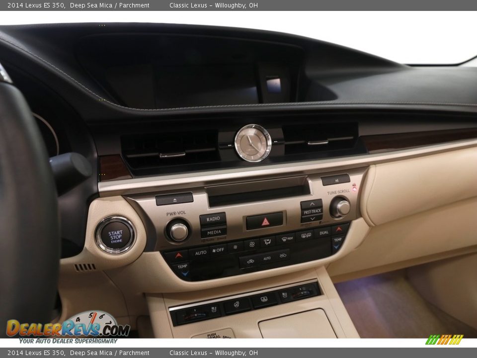 2014 Lexus ES 350 Deep Sea Mica / Parchment Photo #9