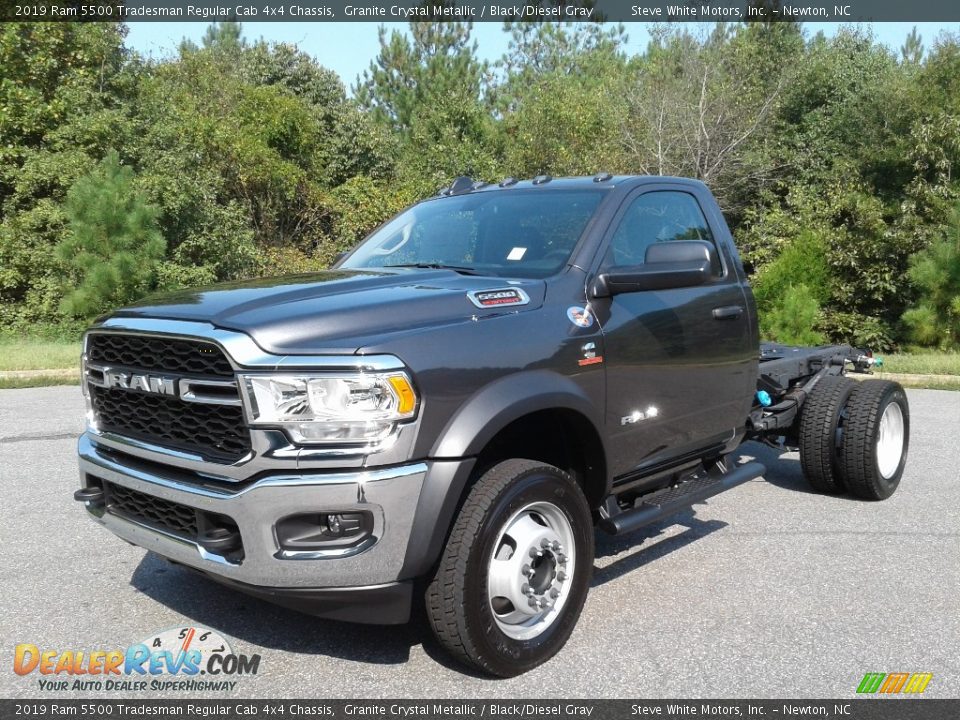 2019 Ram 5500 Tradesman Regular Cab 4x4 Chassis Granite Crystal Metallic / Black/Diesel Gray Photo #2
