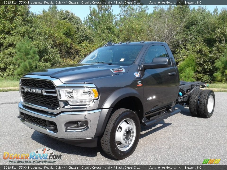 2019 Ram 5500 Tradesman Regular Cab 4x4 Chassis Granite Crystal Metallic / Black/Diesel Gray Photo #2