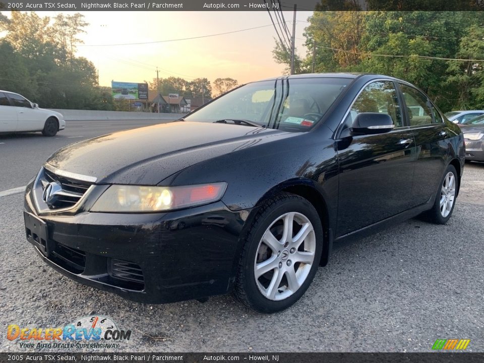 2005 Acura TSX Sedan Nighthawk Black Pearl / Parchment Photo #7