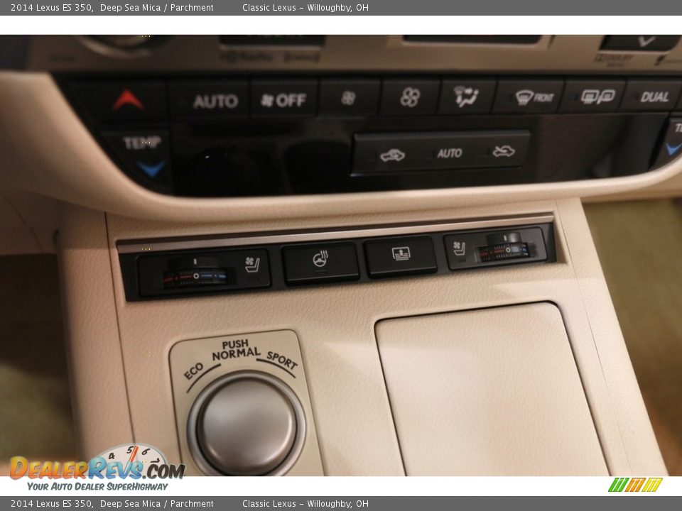 2014 Lexus ES 350 Deep Sea Mica / Parchment Photo #18