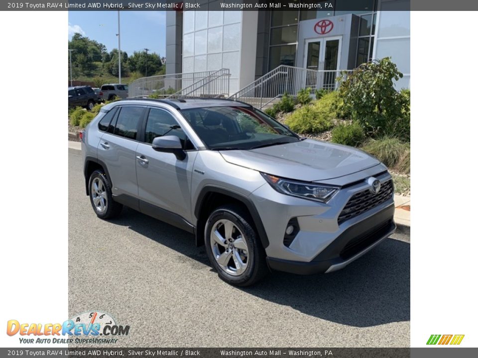 2019 Toyota RAV4 Limited AWD Hybrid Silver Sky Metallic / Black Photo #1
