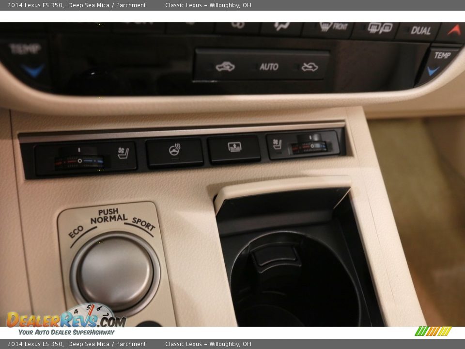 2014 Lexus ES 350 Deep Sea Mica / Parchment Photo #19