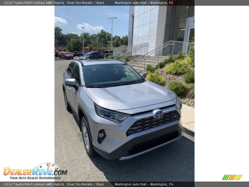 2019 Toyota RAV4 Limited AWD Hybrid Silver Sky Metallic / Black Photo #2
