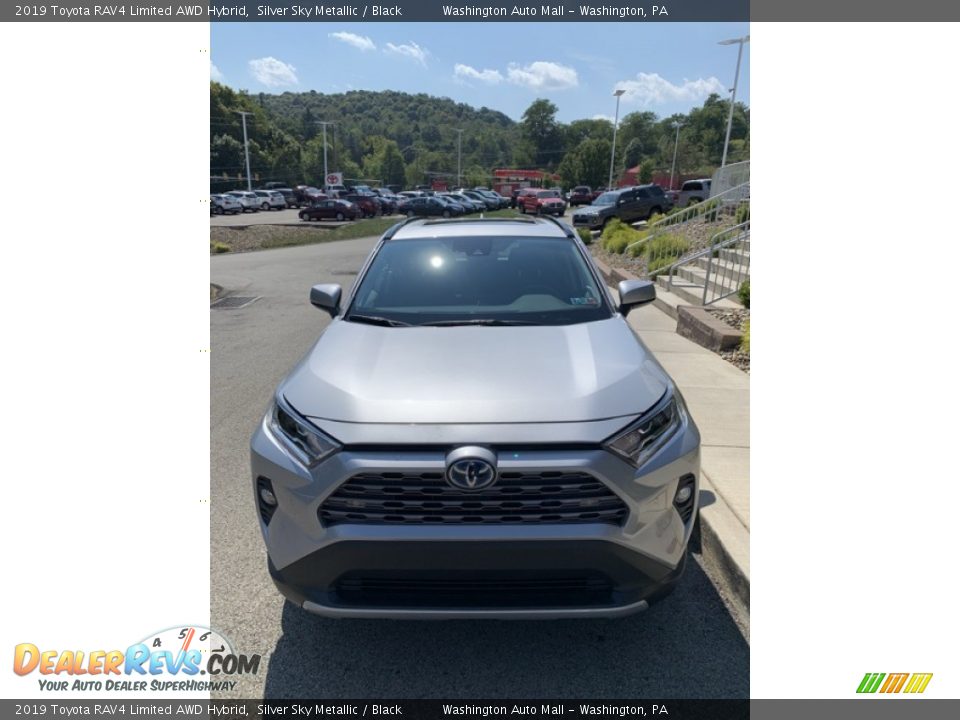 2019 Toyota RAV4 Limited AWD Hybrid Silver Sky Metallic / Black Photo #3