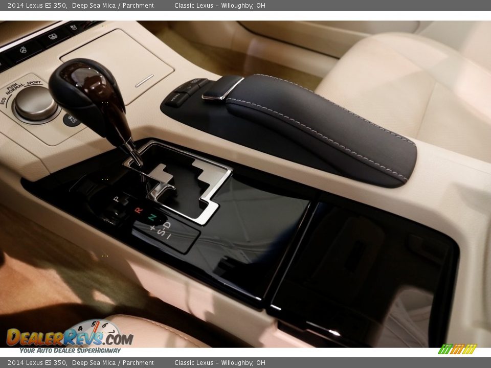 2014 Lexus ES 350 Deep Sea Mica / Parchment Photo #20