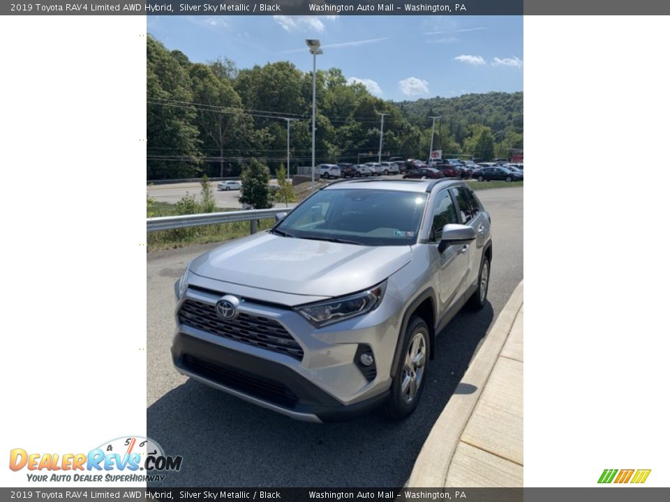 2019 Toyota RAV4 Limited AWD Hybrid Silver Sky Metallic / Black Photo #4