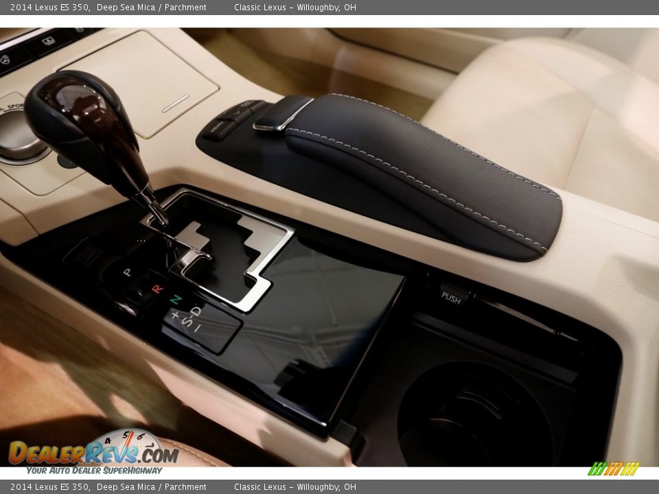 2014 Lexus ES 350 Deep Sea Mica / Parchment Photo #21