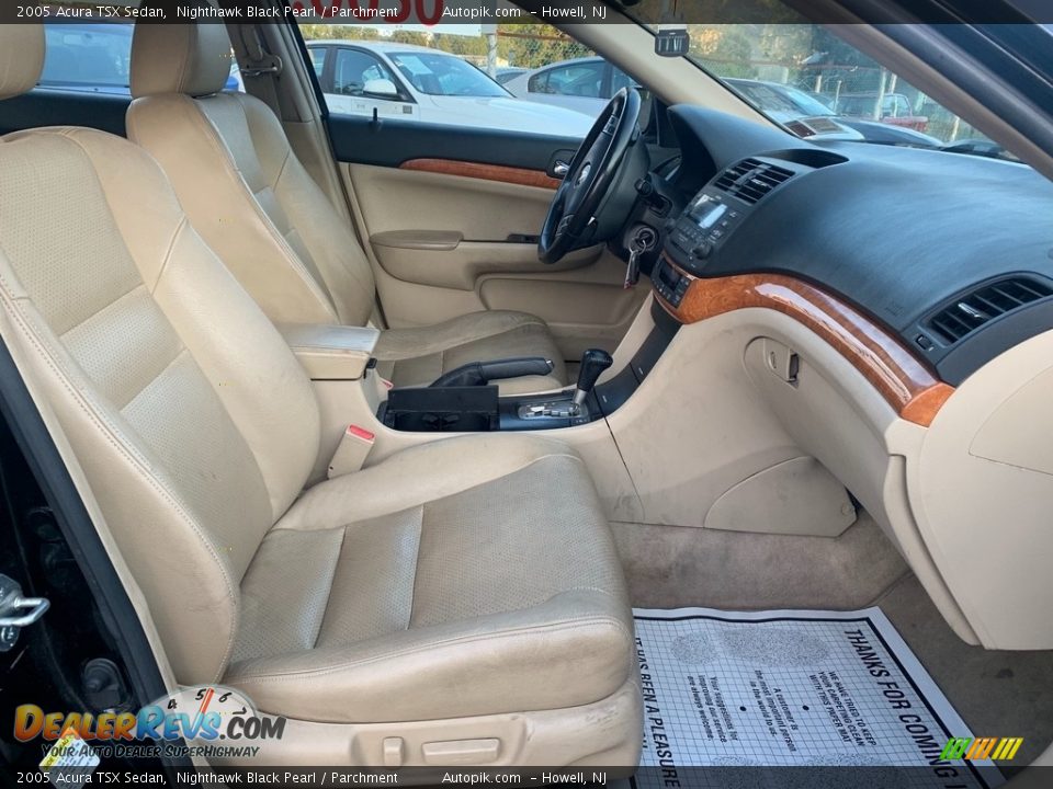 2005 Acura TSX Sedan Nighthawk Black Pearl / Parchment Photo #13