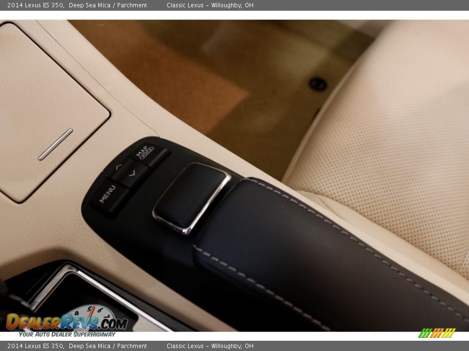 2014 Lexus ES 350 Deep Sea Mica / Parchment Photo #22