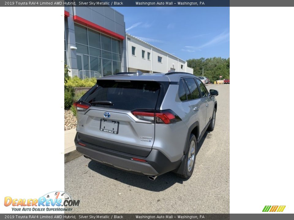 2019 Toyota RAV4 Limited AWD Hybrid Silver Sky Metallic / Black Photo #7