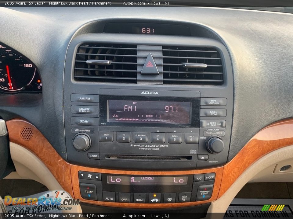 2005 Acura TSX Sedan Nighthawk Black Pearl / Parchment Photo #15