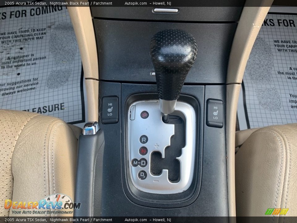 2005 Acura TSX Sedan Nighthawk Black Pearl / Parchment Photo #16