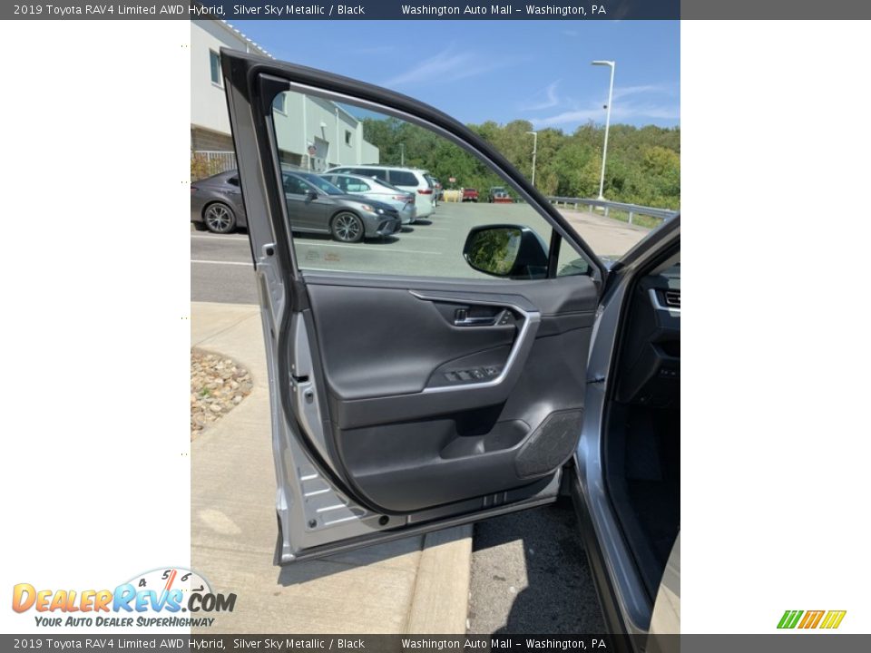 2019 Toyota RAV4 Limited AWD Hybrid Silver Sky Metallic / Black Photo #9