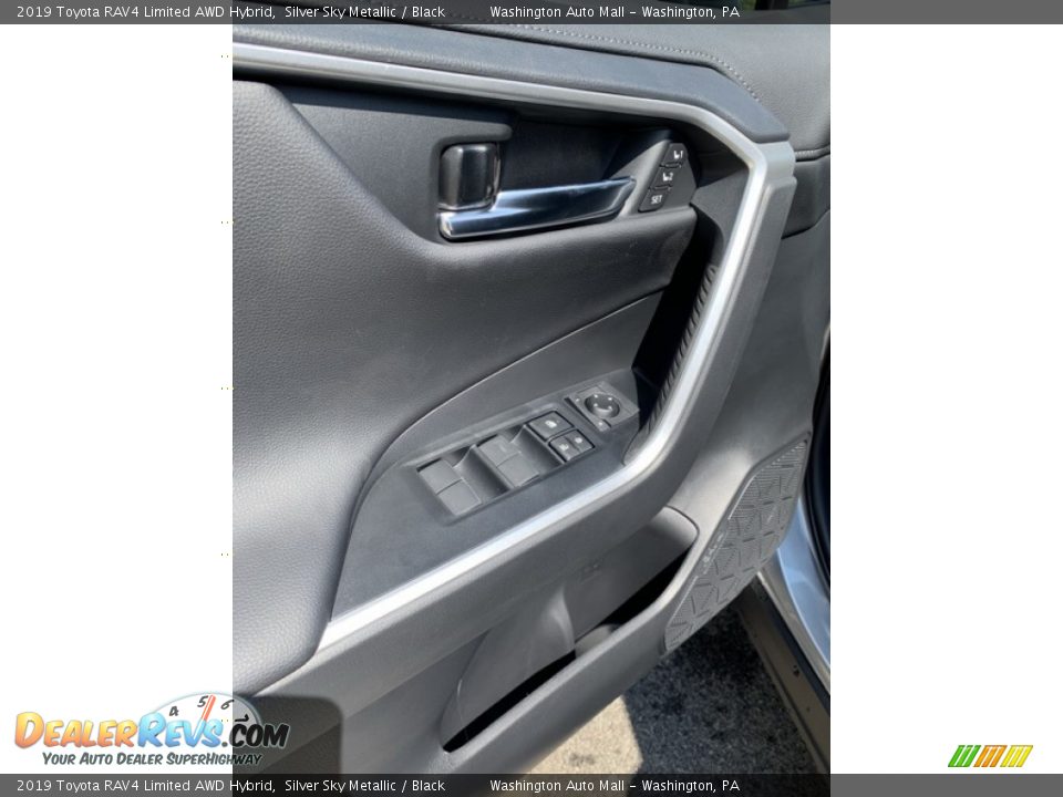 2019 Toyota RAV4 Limited AWD Hybrid Silver Sky Metallic / Black Photo #10