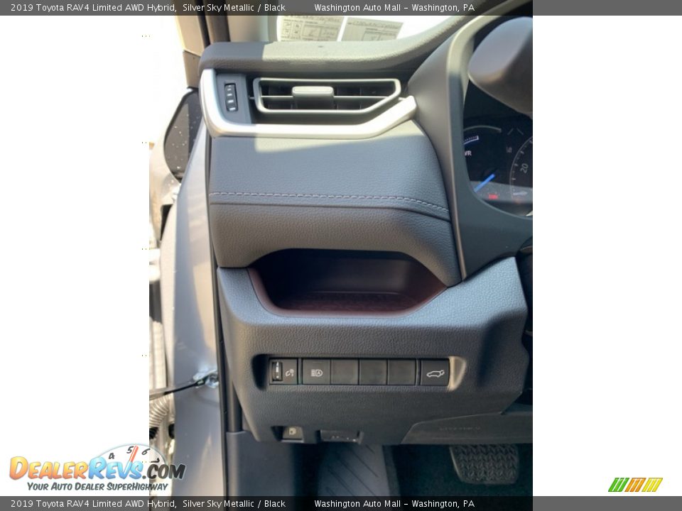2019 Toyota RAV4 Limited AWD Hybrid Silver Sky Metallic / Black Photo #11