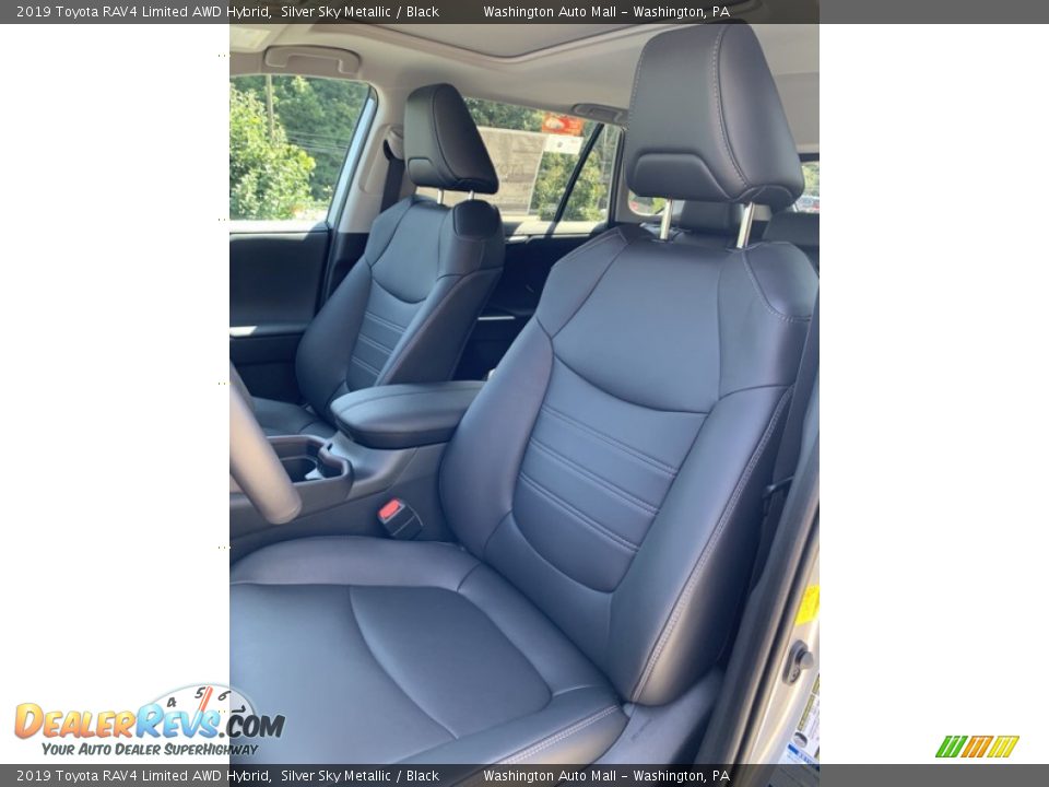 2019 Toyota RAV4 Limited AWD Hybrid Silver Sky Metallic / Black Photo #13