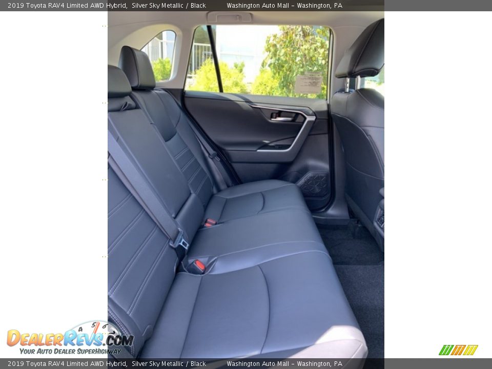2019 Toyota RAV4 Limited AWD Hybrid Silver Sky Metallic / Black Photo #30