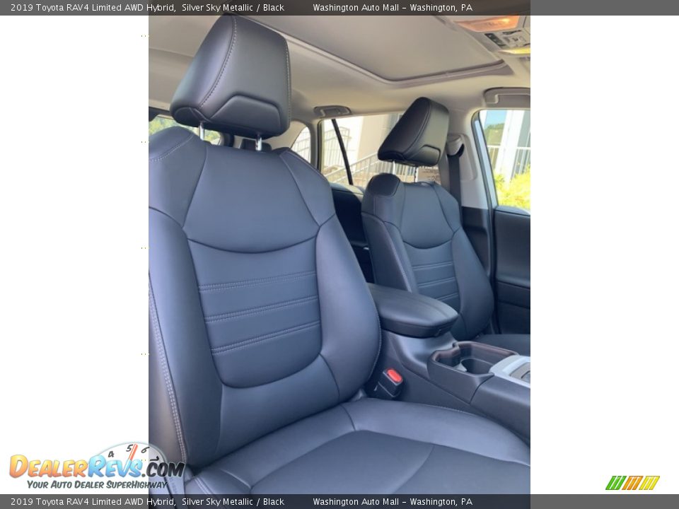 2019 Toyota RAV4 Limited AWD Hybrid Silver Sky Metallic / Black Photo #33